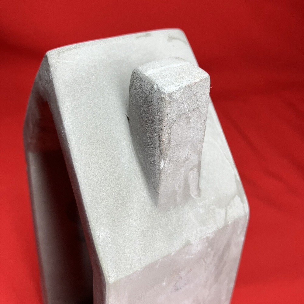 Medium 8" Tea Light Concrete Building / House Modern Cement Decorative /Flaws #2 - Picture 16 of 16